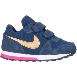 Sapato infantil Nike Md Runner 2 Tdv 807328 406 azul marinho