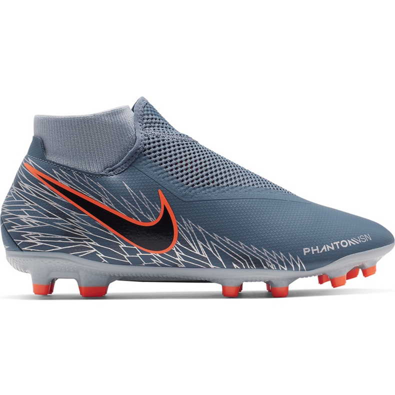 Chuteiras Nike Phantom Vsn Academy Df FG / MG AO3258 408 multicolorido cinza