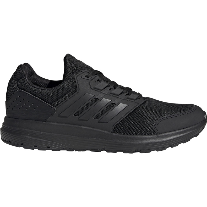 Tênis de corrida masculino Adidas Galaxy 4 preto EE7917