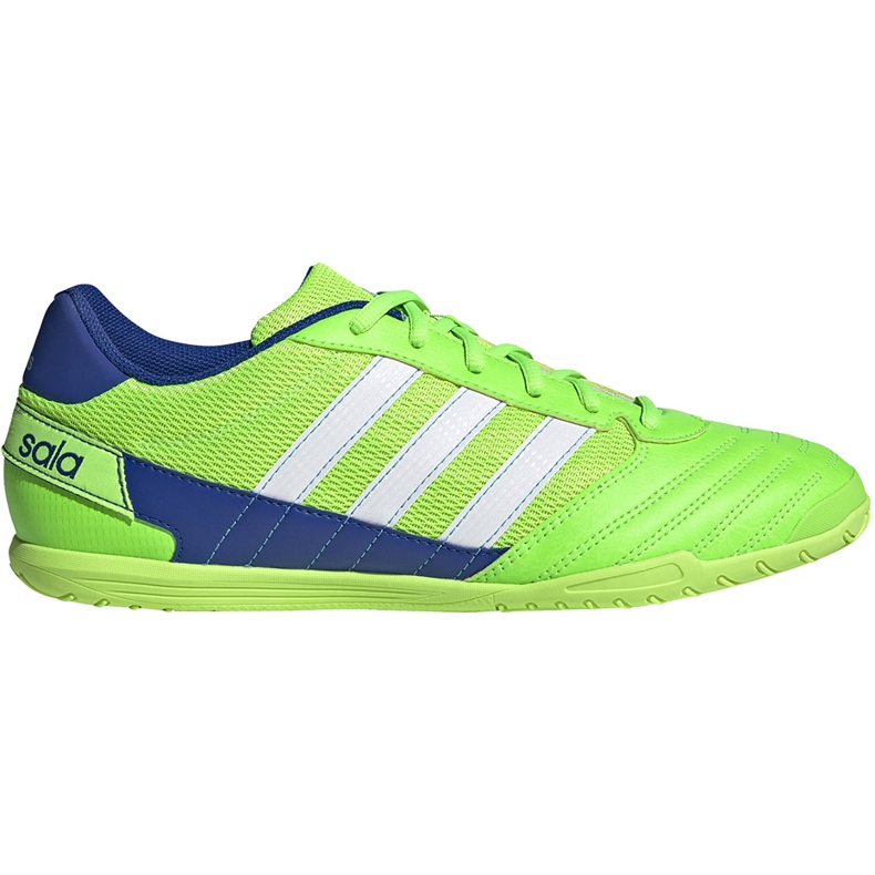 Chuteiras Adidas Super Sala verde e azul FV2564
