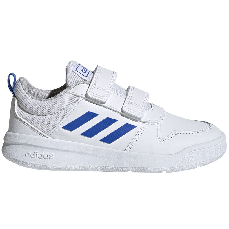 Sapatos infantis Adidas Tensaur C branco e azul EF1096
