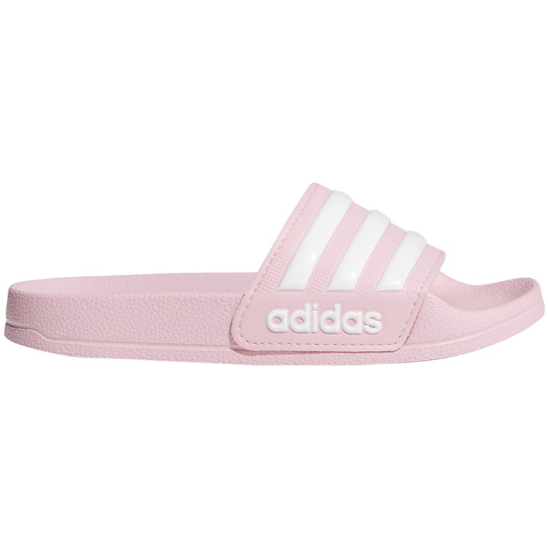 Chinelos Adidas Adilette Shower K rosa para crianças G27628