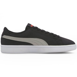 Puma Smash v2 Buck Jr. preto 365182 19 calçados infantis