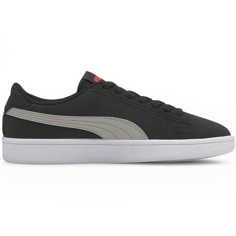 Puma Smash v2 Buck Jr. preto 365182 19 calçados infantis