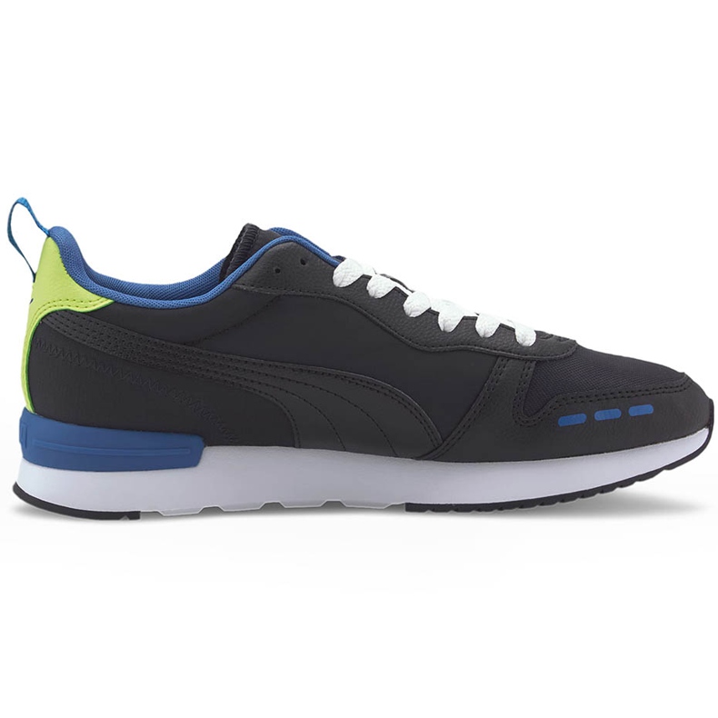 Sapatos masculinos Puma R78 Neon preto 373203 01