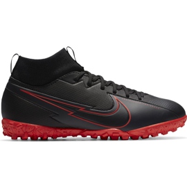 Chuteira Nike Mercurial Superfly 7 Academy Tf Junior AT8143 060 preto preto