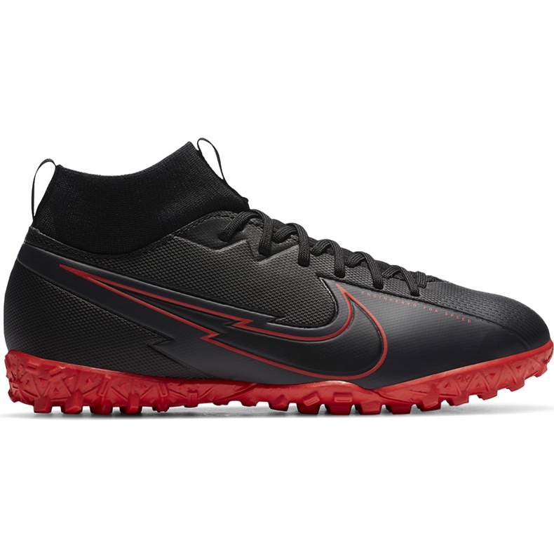 Chuteira Nike Mercurial Superfly 7 Academy Tf Junior AT8143 060 preto preto