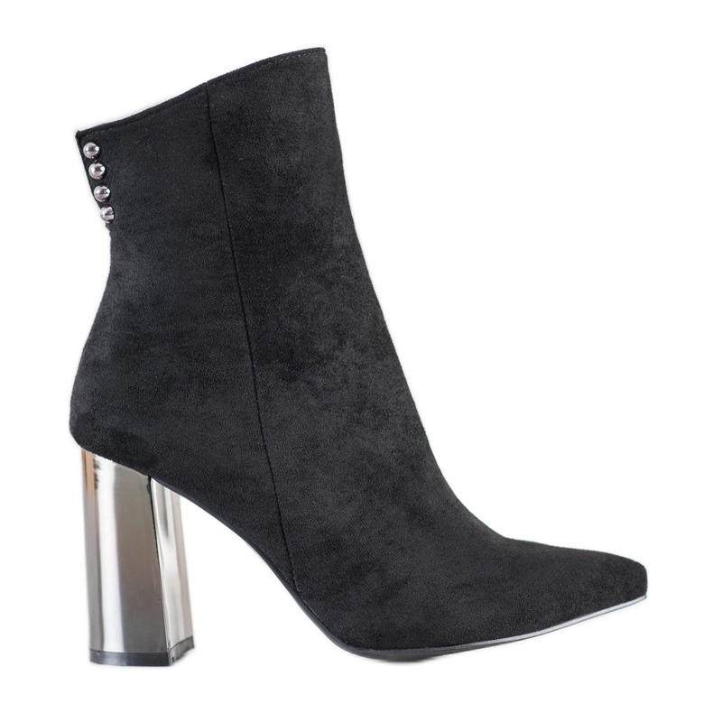 Janessa Botas elegantes no Spitz preto