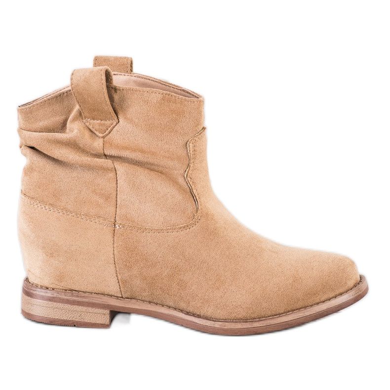 Marquiz Botas de cowboy elegantes bege