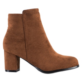 Wilady Botas de camelo elegantes marrom multicolorido