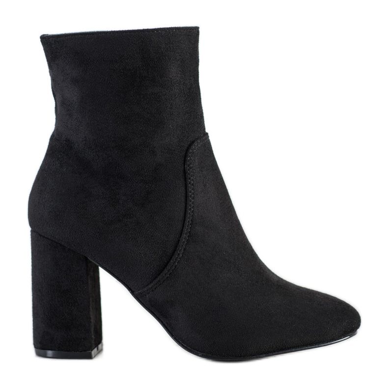 Diamantique Botas de camurça elegantes preto