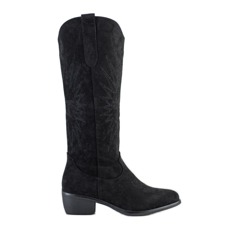 Small Swan Botas de cowboy casuais preto