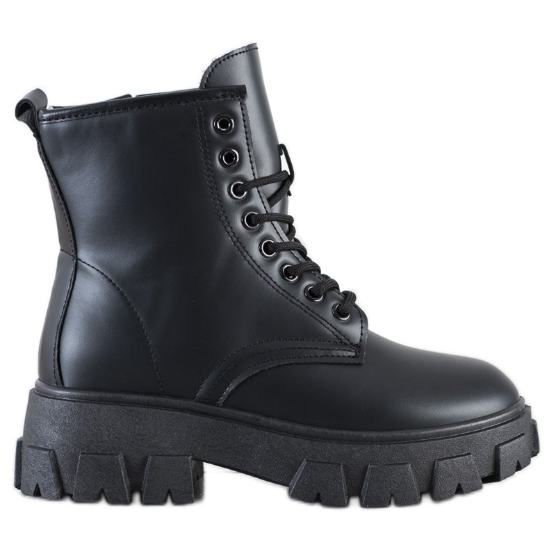 SHELOVET Botas na plataforma preto
