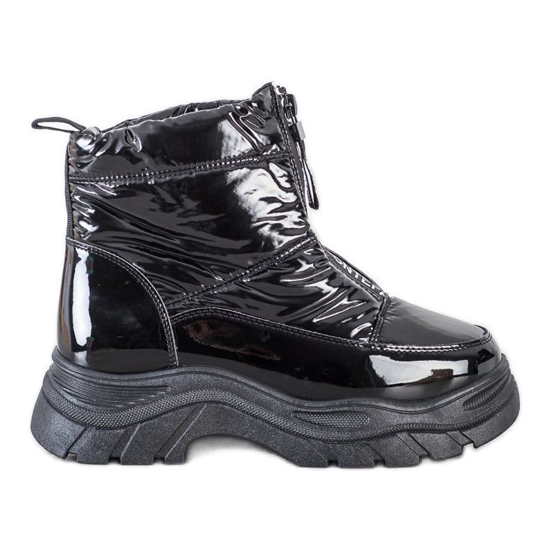 SHELOVET Botas de neve no controle deslizante preto