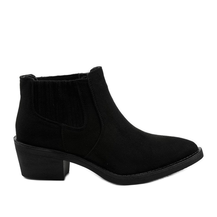 Botas de camurça Black Liking preto