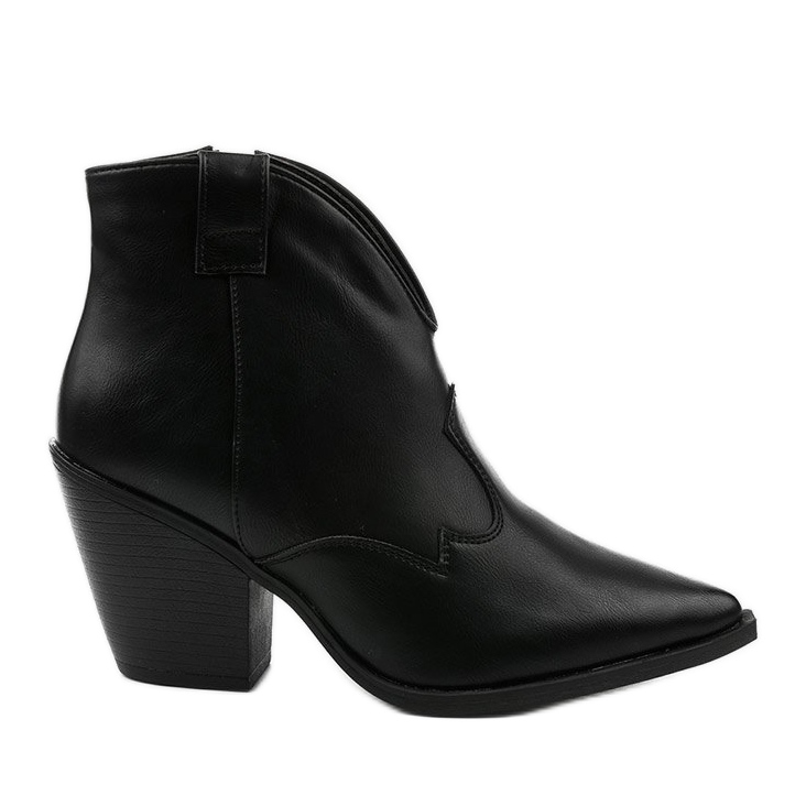 Botas de cowboy femininas Black Pretender preto
