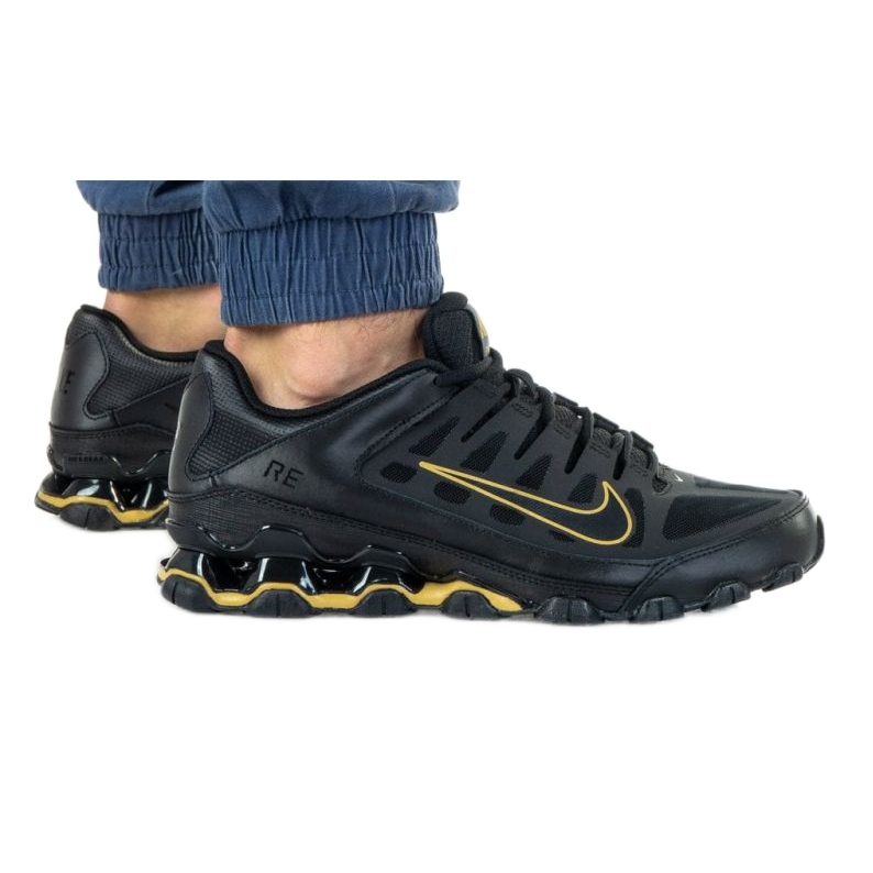 Sapato Nike Reax 8 Tr Mesh M 621716-020 preto amarelo - KeeShoes