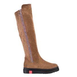 Seastar Botas com salto marrom