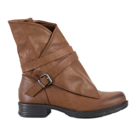 Seastar Trabalhadores marrons com couro ecológico marrom