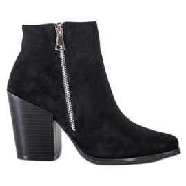 Marquiz Botas quentes com zíper decorativo preto