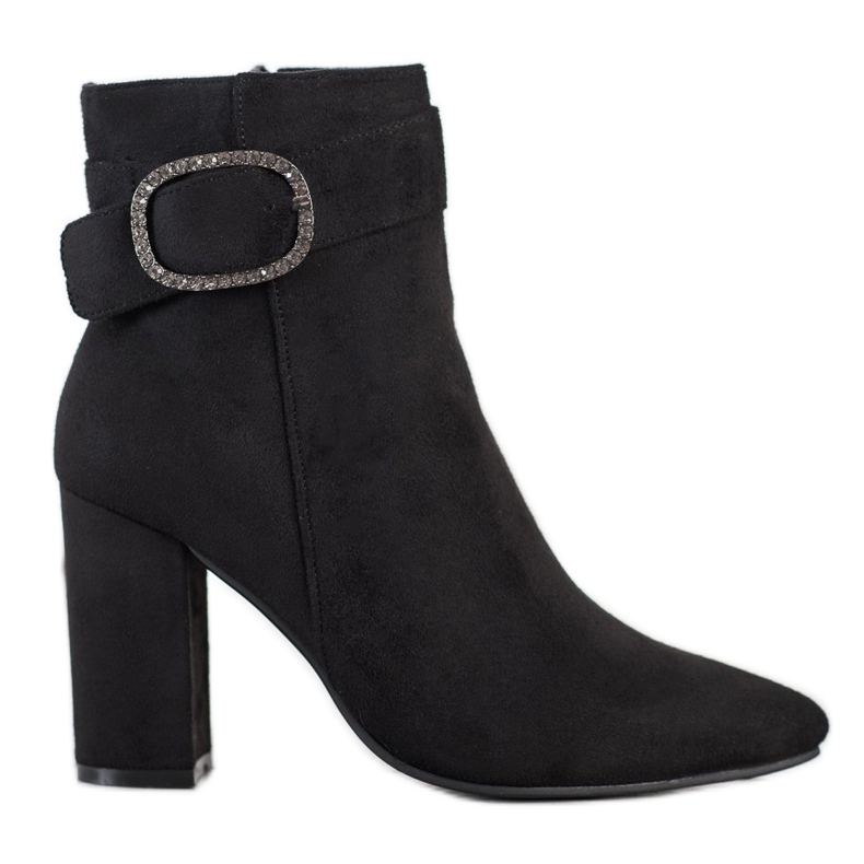 Weide Botas Elegantes Com Fivela preto