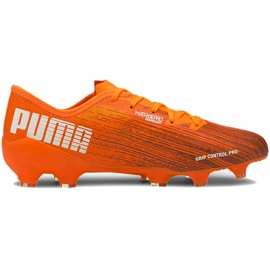 Chuteira Puma Ultra 2.1 Fg Ag M 106080 01 multicolorido laranjas e vermelhos
