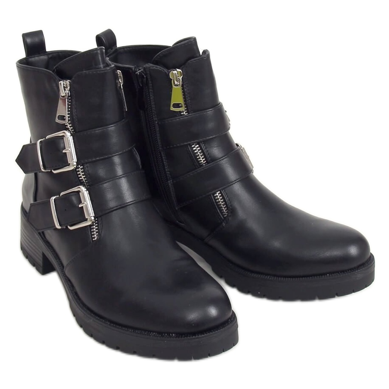 Botas militares pretas 7679-PA pretas preto