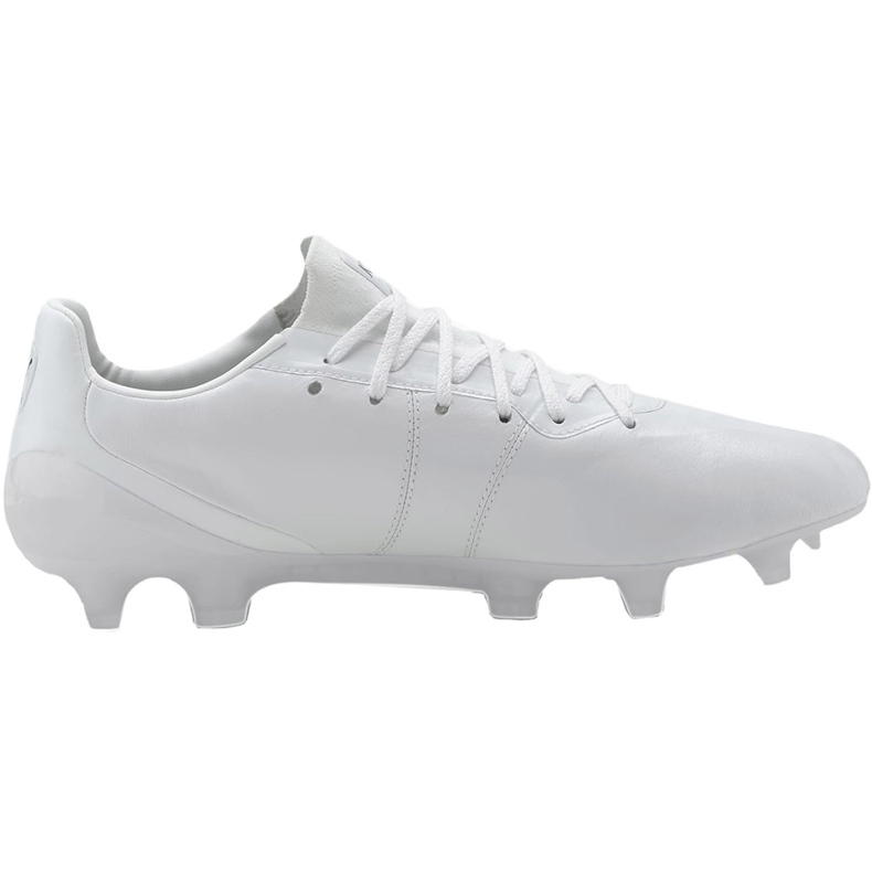 Botas de futebol Puma King Platinum Fg Ag branco 105606 03