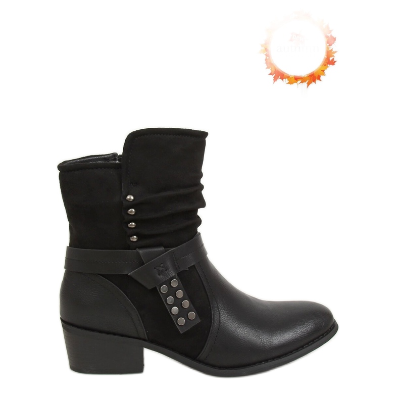 Botas femininas pretas Z1122 pretas preto