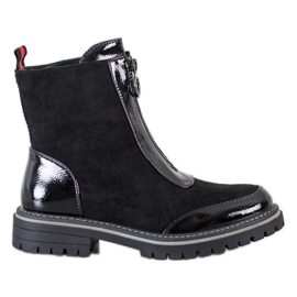 J. Star Trabalhadores calorosos no controle deslizante preto