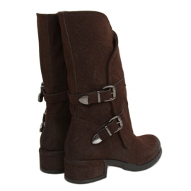 Botas militares marrons ST-33P marrom