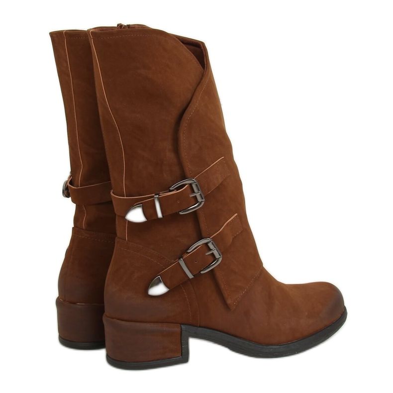 Camel ST-33P Camel botas militares castanho