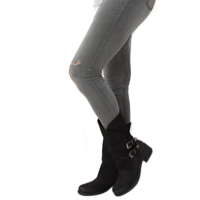 Botas militares pretas ST-33P pretas preto