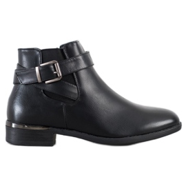 Anesia Paris Botas Clássicas Com Fivela preto