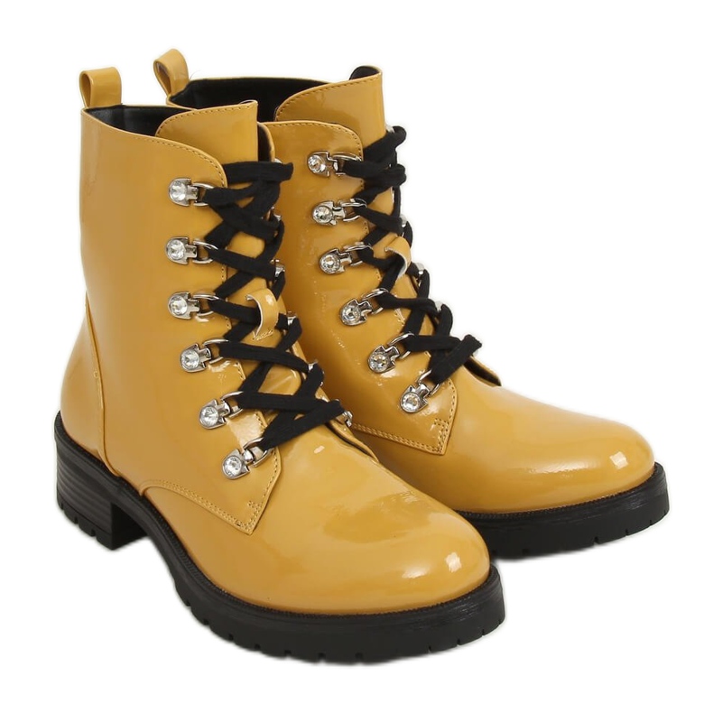 Botas lacadas a amarelo 7982-PA Amarelo