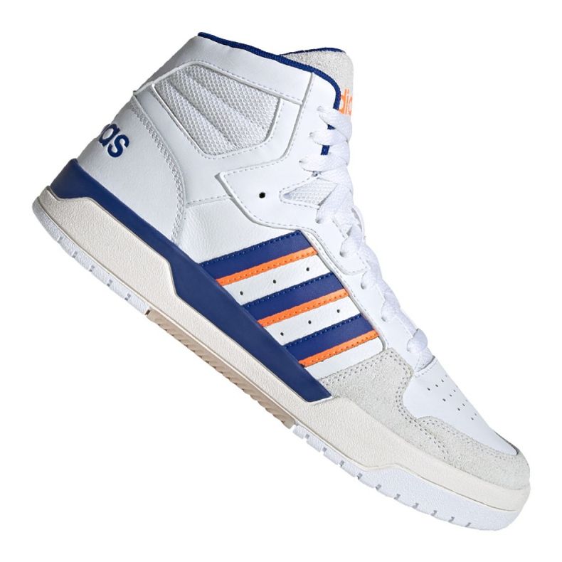 Sapatos Adidas Entrap Mid M FW3454 branco azul laranja