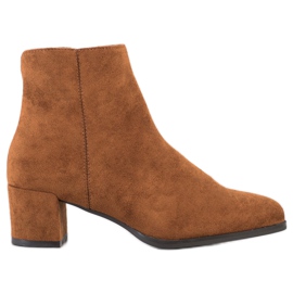 Sergio Leone Botas femininas com isolamento marrom