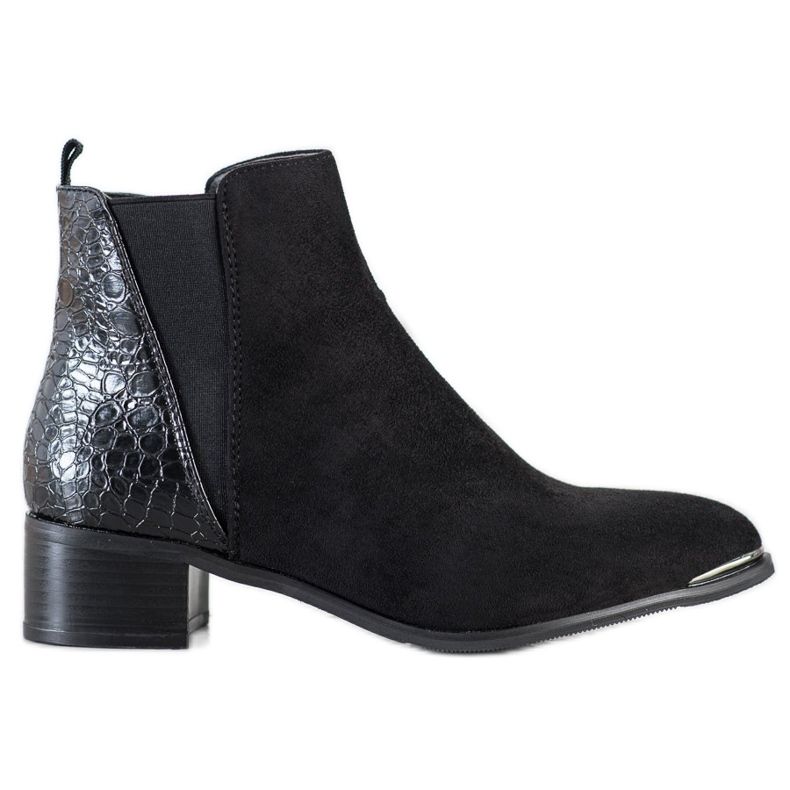 Kayla Botas elegantes em um poste baixo preto