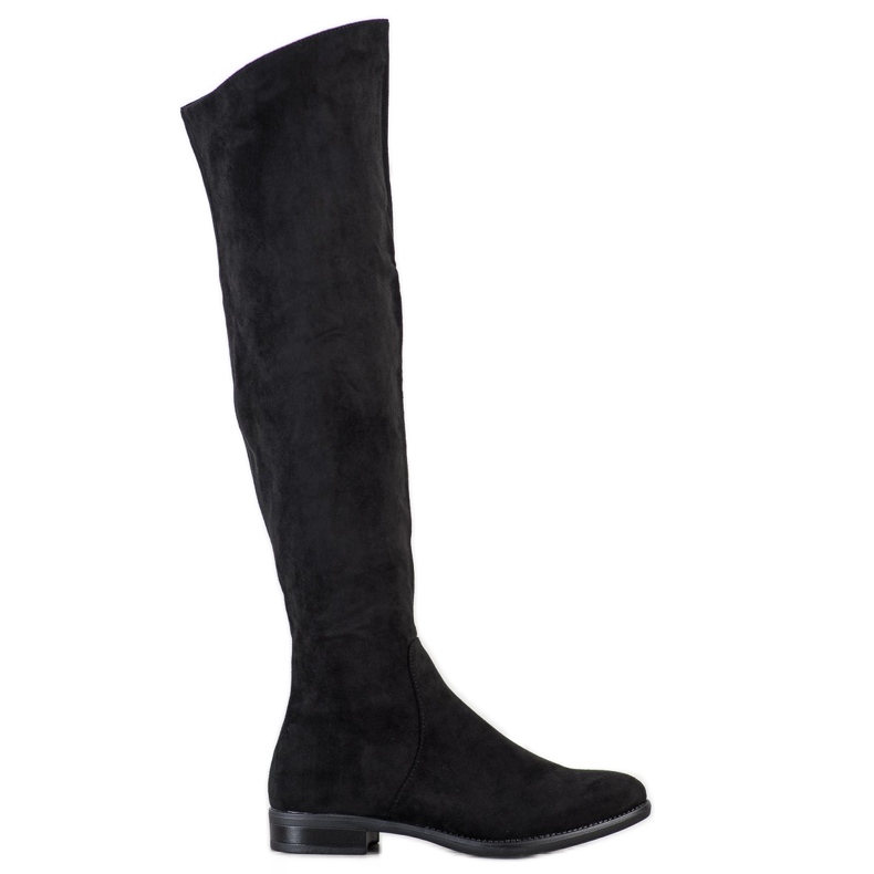 Sergio Leone Botas com parte superior assimétrica preto