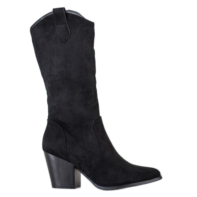 Bestelle Botas de cowboy elegantes preto