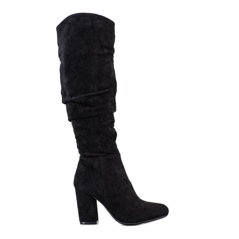 Bestelle Botas elegantes com aquecimento preto