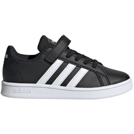 Sapatos adidas Grand Court C Jr EF0108 branco preto Sapatos adidas Grand Court C Jr EF0108 branco preto