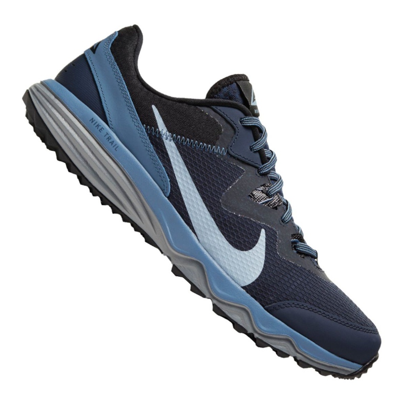 Tênis de corrida Nike Juniper Trail M CW3808-400 azul marinho