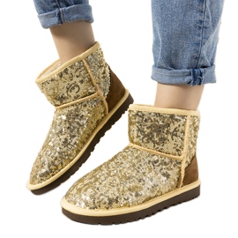 Botas com isolamento bege, tipo emu Autumnsnow