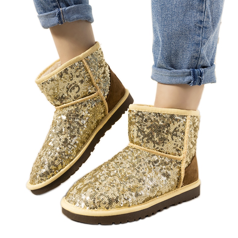 Botas com isolamento bege, tipo emu Autumnsnow