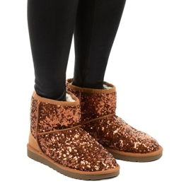 Botas isoladas marrons, ema Autumnsnow marrom