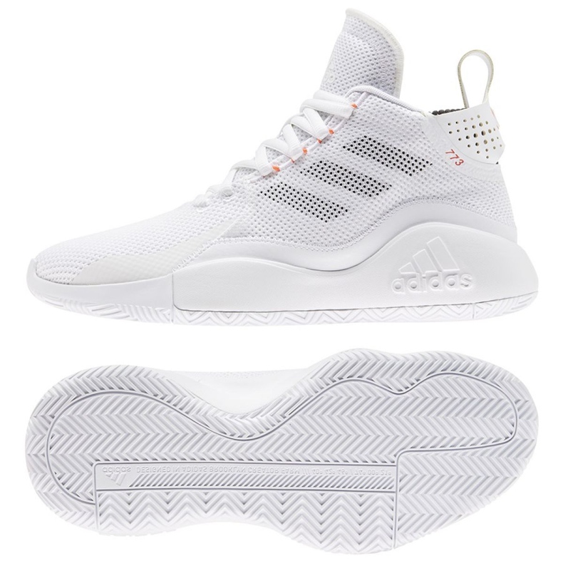 Tênis de basquete Adidas D Rose 773 2020 M FW8657 branco branco