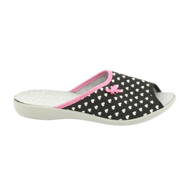 Sapatos femininos Befado pu 254D108 branco preto rosa Sapatos femininos Befado pu 254D108 branco preto rosa