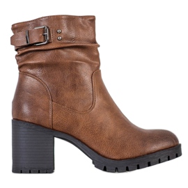 SDS Botas de cano alto com isolamento marrom