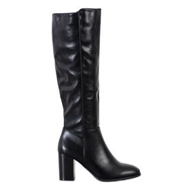 Botas pretas de Sergio Leone preto